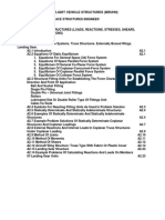 Analysis and Design of Flight Vehicle Structures, EF Bruhn - Table of Contents