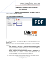 Instructivo Cierre de Ejercicio LiderUNO Contabilidad