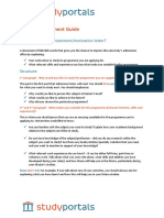 Personal Statement Guide - SP Apply PDF