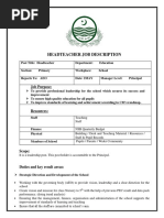 Head Teacher Job Description Maryam