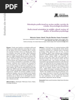 2018 Orientação Profissional No Ensino Médio