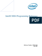 Intel SSE4 Programming Reference PDF