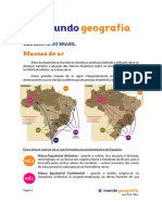 Massas de Ar: Geografia Do Brasil