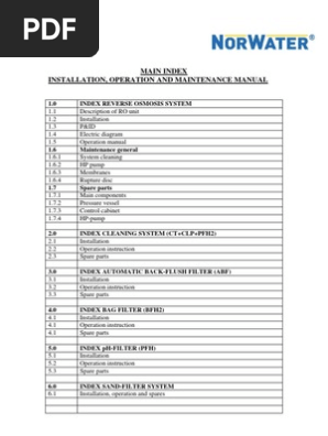 Installation, Operation And Maintenance Manual For A Complete.