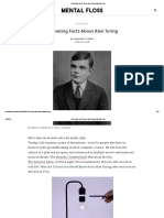 Riveting Facts About Alan Turing - Mental Floss
