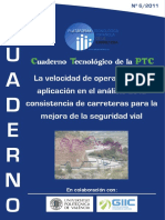 Cuaderno PTC - 6 2011 - Velocidad de Operación en Seguridad Vial PDF