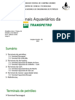 Terminais Aquaviário de Armazenamento Da Transpetro - H. BRUNO V. PEDRO e S. LEÔNCIO