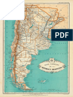 Mapa Argentina 1888