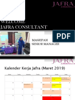 Welcome Jafra Consultant: Masripah Senior Manager