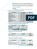 Calculo de Bombas Succion Agua Blanda