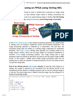 FPGA Image Processing Using Verilog HDL