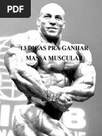 (Brinde) 13 Dicas Treino