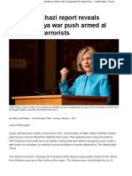Hillary Clinton's Libya War Push Armed Benghazi Rebels With Suspected Al Qaeda Ties