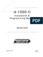 Installation & Programming Manual: September 1998 TD1062 Rev. 2.0