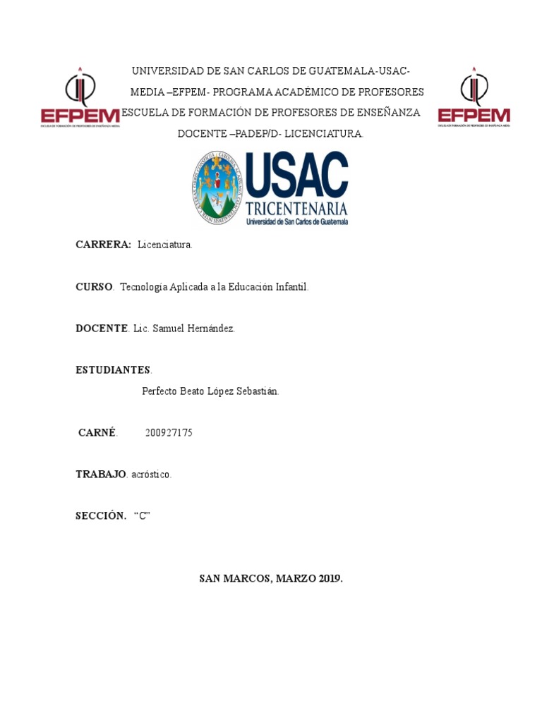 Acrostico Lis Samuel Docx