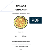 Contoh Makalah Teori Akuntansi PDF