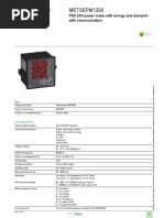 PowerLogic PM8000/PM8240 Datasheet | PDF | Ac Power | Alternating Current