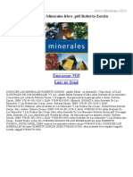 Atlas Ilustrado de Los Minerales