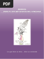 Pérez Cervera, María Julia, Manual para El Uso No Sexista Del Lenguaje