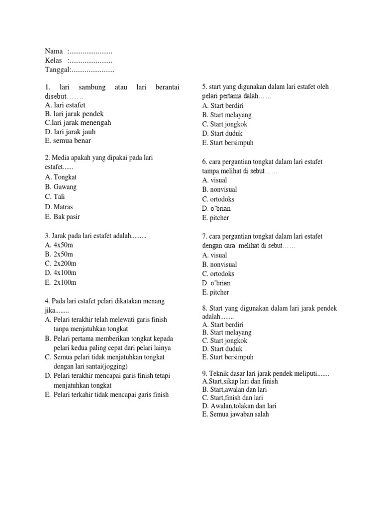 Xl Pjok Pdf