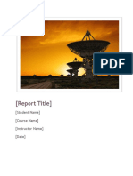 Formatting Tips for Reports