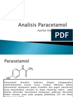 Analisis Kadar Parasetamol Dengan Spektrofotometri UV Dan Spektrofluorometri