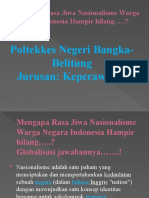 Mengapa Rasa Jiwa Nasionalisme Warga Negara Indonesia Hampir