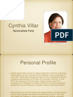 Cynthia Villar: Nacionalista Party