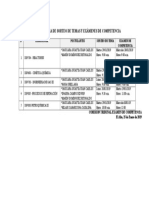 Cronograma Examenes de Competencia Para Publicacion