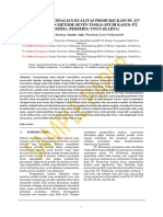 Analisis Pengendalian Kualitas Produksi Kain Ps. 217 Menggunakan Metode Seven Tools (Studi Kasus: Pt. Primissima (Persero) Yogyakarta)