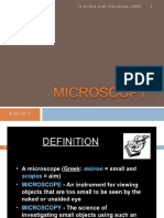Microscopy Fundamentals: Magnification, Resolution and Types of Microscopes