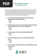 Surgical Fire Risk Assessment Score | PDF | Electroconvulsive Therapy ...