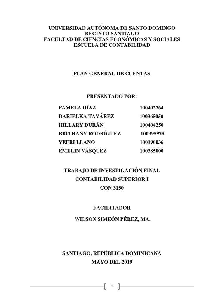 Plan General de Cuentas | Descargar gratis PDF | Beneficio (economía ...