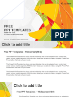 Abstract Line Vector PowerPoint Templates Widescreen