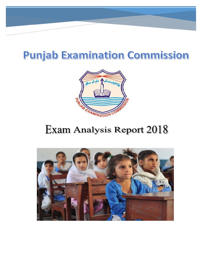 Exam Analysis Report 2018 PDF PDF Students Test (Assessment)