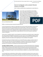 Raquel Dodge Pede Declínio de Investigação Contra Senador Marcelo Castro Por Lavagem de Dinheiro e Corrupção