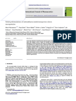 International Journal of Pharmaceutics: Tablet Preformulations of Indomethacin-Loaded Mesoporous Silicon Microparticles