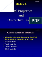 Metal Properties and Destructive Testing: Module 6 - 1
