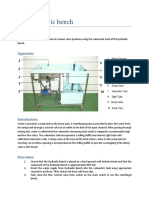 Experiment 01 The Hydraulic Bench PDF