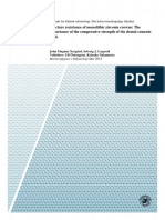 Fracture Resistance of Monolithic Zirconia Crowns: The Importance of The Compressive Strength of The Dental Cements Used