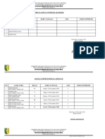 Format Jadwal Supervisi Akademik