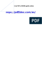 Convertir PDF a WORD .docx