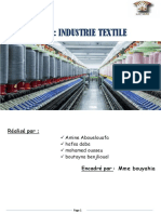 Rapport Industrie Textile
