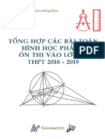 (thcs.toanmath.com) - Tổng hợp các bài toán hình học phẳng ôn thi vào lớp 10 THPT năm học 2018 - 2019 PDF