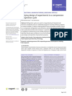 Aplicación Del Diseño de Experimentos A Un Ciclo de Refrigeración Por Compresión PDF