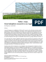 Saline Crops From Halophyte Research To Sea Vegetable Markets PDF