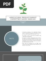 Agricultural Produce Market Committee v. Ashok Harikuni