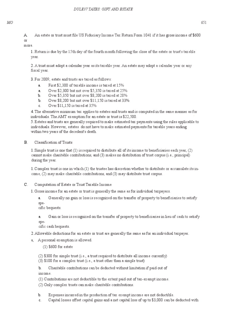 S S 'S A Dule37 Taxes Gift ND Estate Download Free PDF Tax