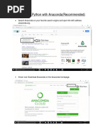 Installing Python With Anaconda (Recommended)