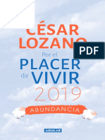 Por El Placer de Vivir 2019 Extracto